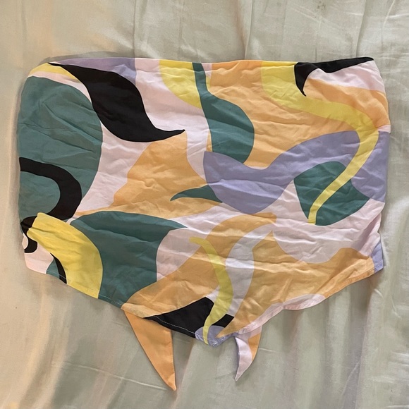 Strapless Scarf Top - Picture 5 of 10